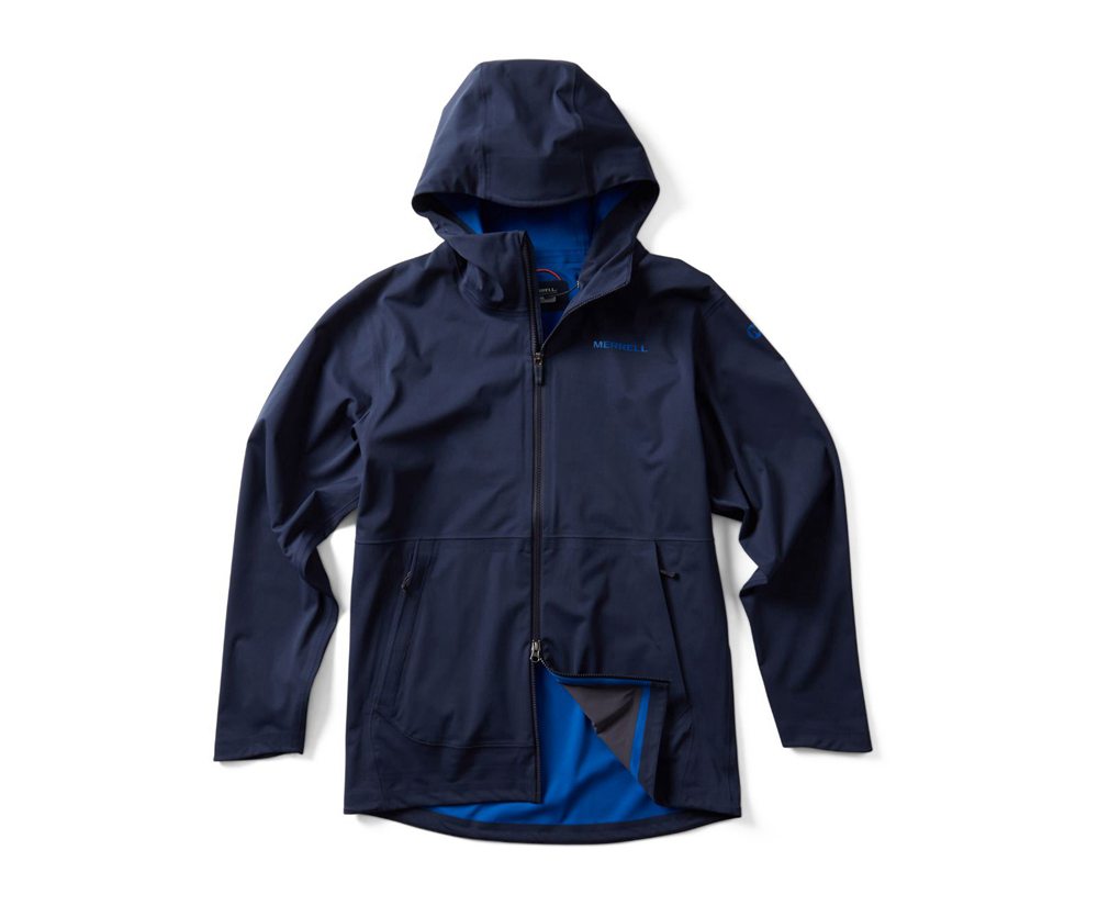 Merrell Jakker Herre - Whisper Rain - Mørkeblå - XRJ507698